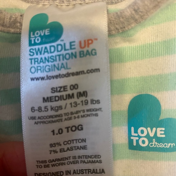 2 Love To Dream Swaddle Up (small and medium transition) - Picture 2 of 4